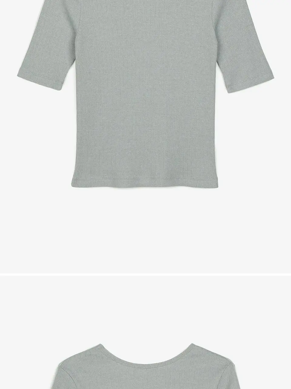 [모음전] 벤시몽 RIBBED KNIT T-SHIRT - 3color 상세페이지 43